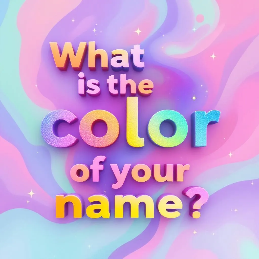 What is the color of your name?